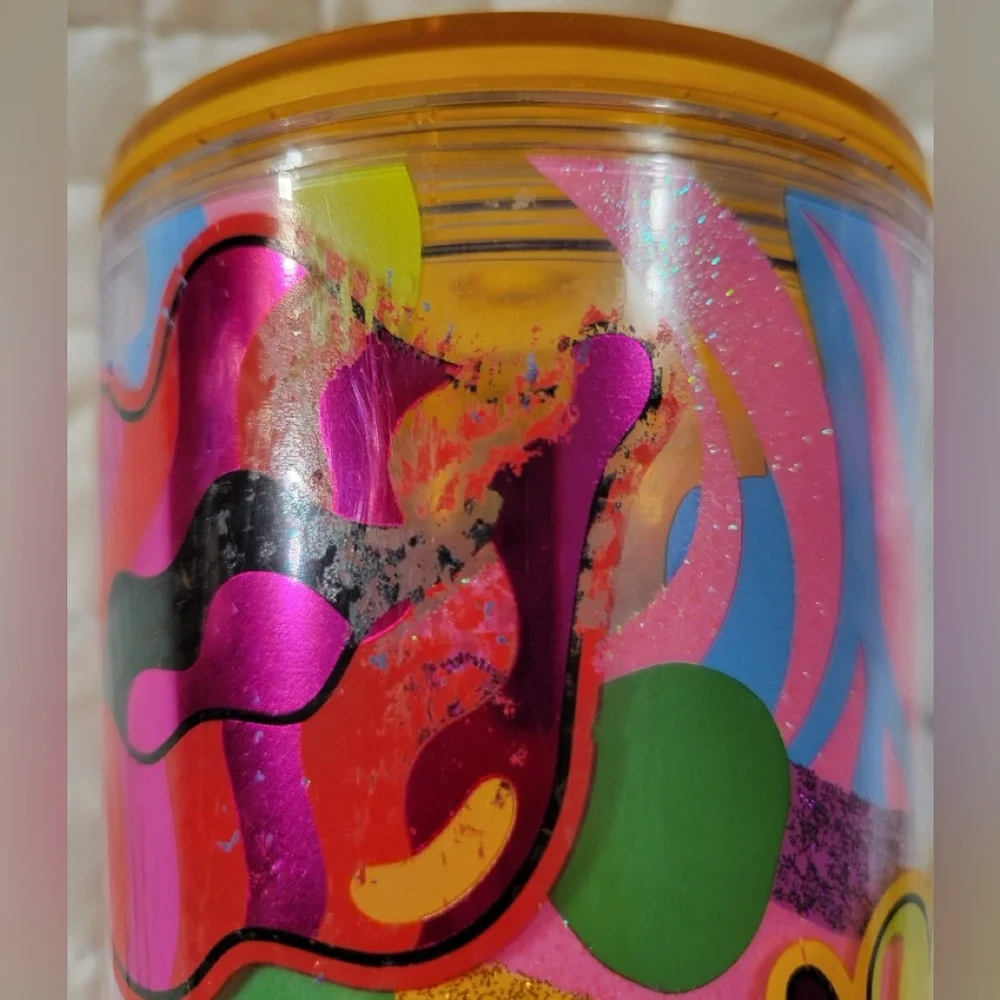Starbucks 2023 Pride Tim Singleton Graffiti Cold Tumbler Rainbow Groovy 70s 80s